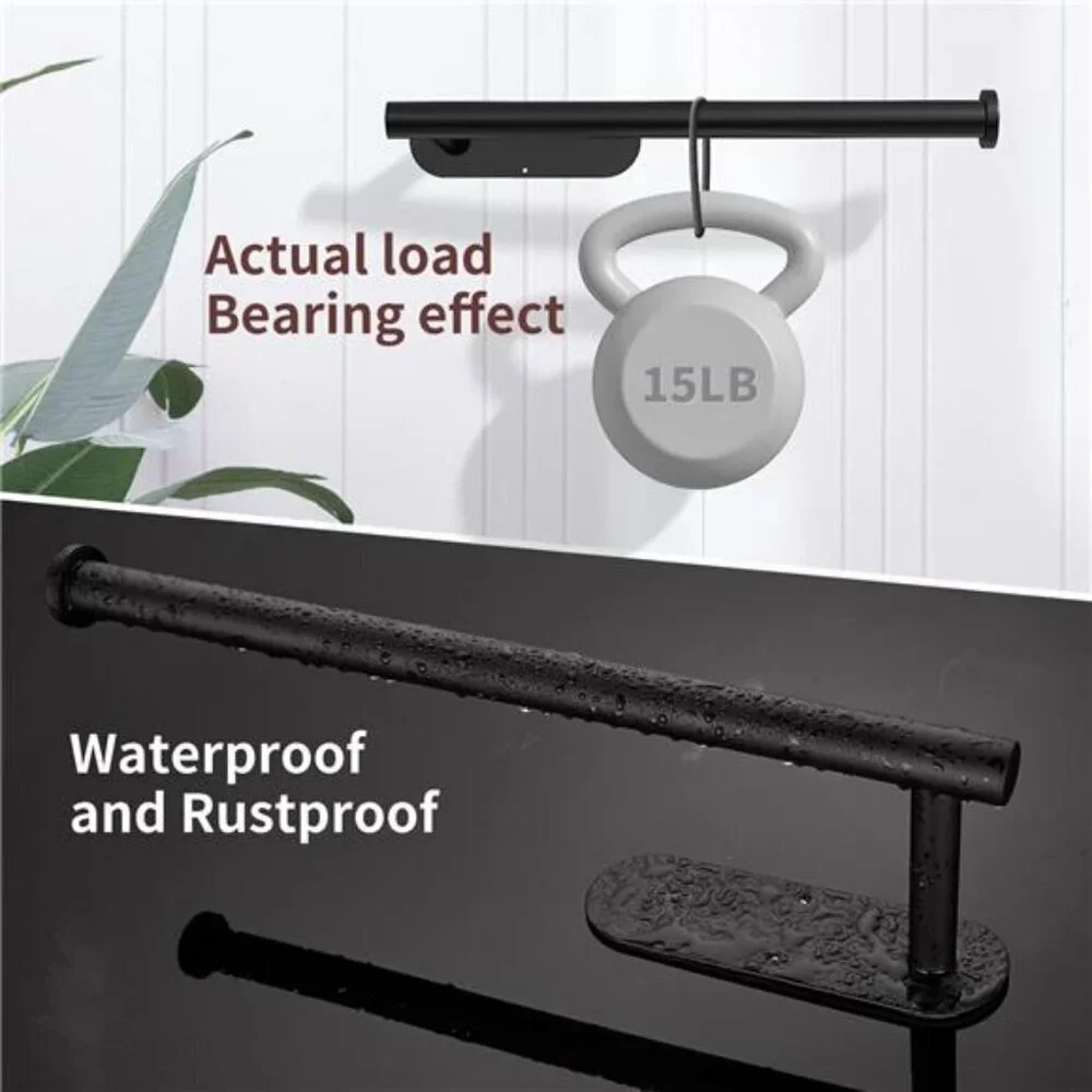 Stainless Steel Under Cabinet Paper Towel Holder Wall Mount Kitchen Rack